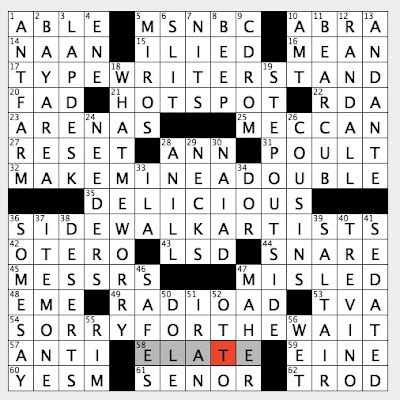 skillful nyt crossword